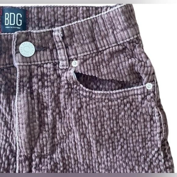 BDG Bubble Corduroy High-waisted Baggy Pant in Brown Size 27 - Picture 6 of 9